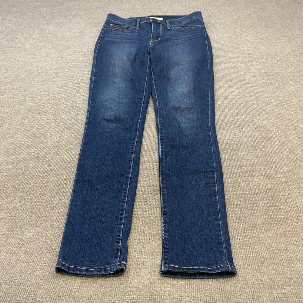 Levis 311 Shaping Skinny Jeans Womens 28 Blue Med Wash Mid Rise Stretch Denim